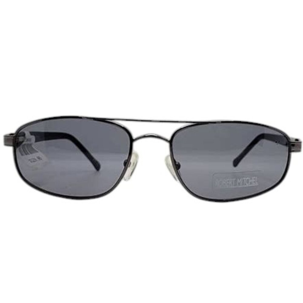 Robert Mitchel RMS 6008 GM Gunmetal Black Sunglasses NWT